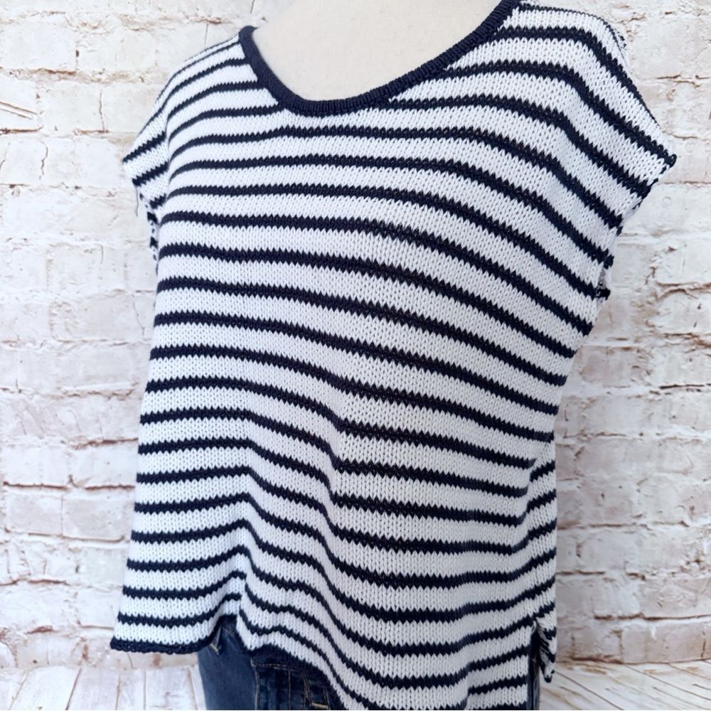 Wooden Ships striped sleeveless sweater